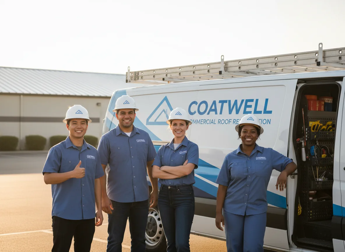 Commercial roof coating company in Clay City, IL